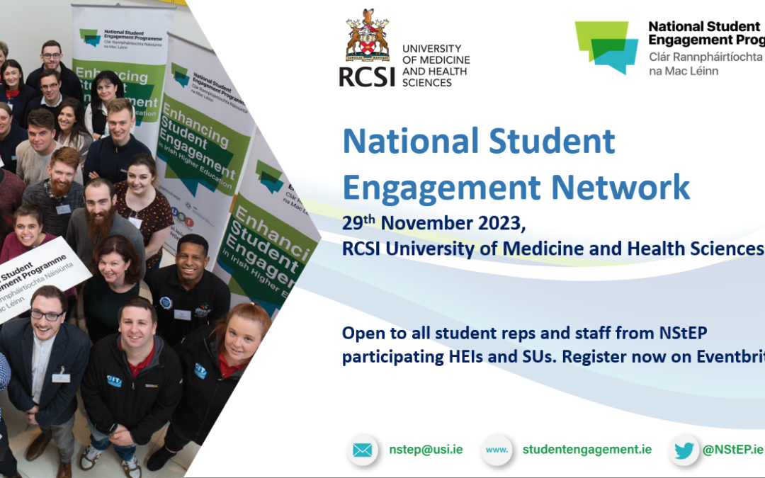 National Student Engagement Network event, 29th November 2023, RCSI University of Medicine and Health Sciences.